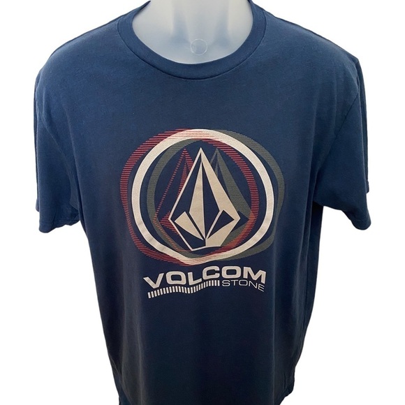 VOLCOM Stone Skate Surf Snow Logo Tee Shirt Men L Large - Picture 1 of 6